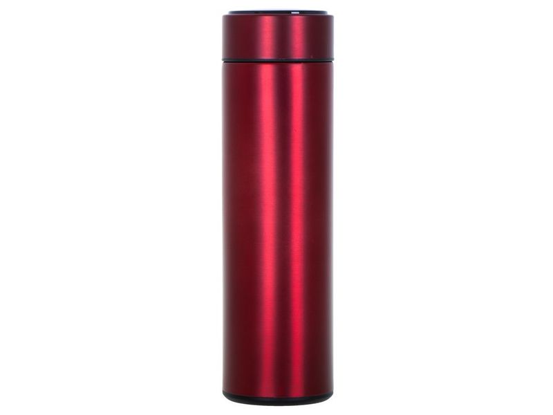Kubek termiczny termos smart LED 500ml bordowy zdjęcie 2