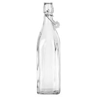 Butelka Szklana z Korkiem Klipsem na Wino Nalewkę Likier Syrop Sok 1L