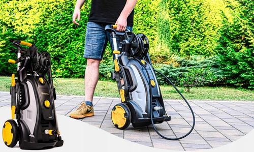 Myjka ciśnieniowa pompa mosiężna 3200W Indukcja 350bar ZESTAW PRO na Arena.pl