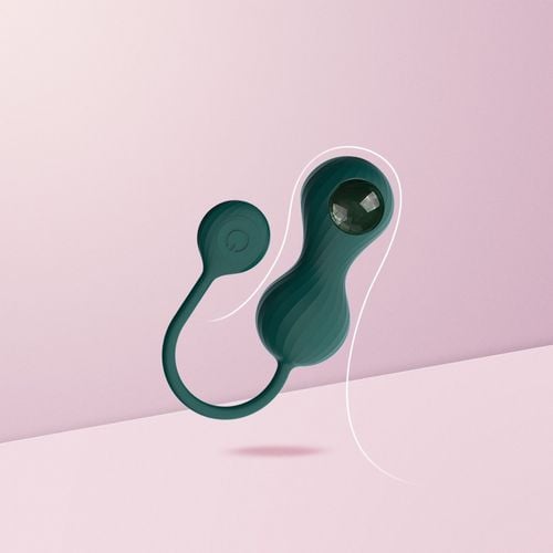 magic motion   crystal duo smart kegel vibrator with weight set na Arena.pl