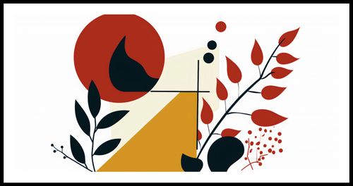 Plakat 91,3x44,5cm Ogień i Flora na Arena.pl