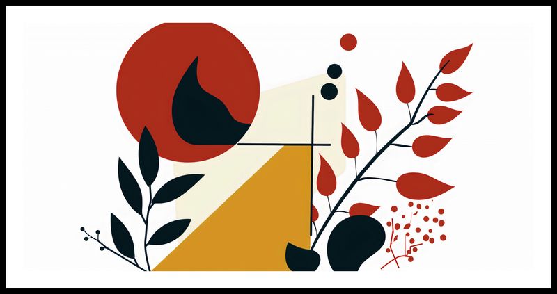 Plakat 91,3x44,5cm Ogień i Flora zdjęcie 3