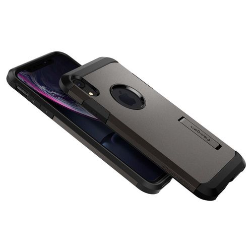 Spigen Tough Armor do iPhone XR gunmetal na Arena.pl