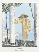 Plakat 30x40cm Amalfi, Barbier Vintage do Salonu