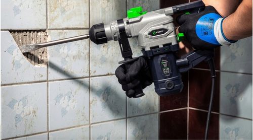 MŁOT UDAROWY MŁOTOWIERTARKA + DŁUTA, WIERTEŁA SDS+ na Arena.pl