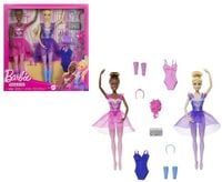 BARBIE KARIERA ZESTAW 2 LALEK BALETNICE + AKCESOR