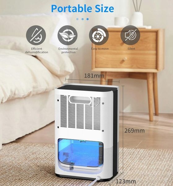 Elektryczny OSUSZACZ powietrza IAB H3-S 720 W 0,5 l/24h USUWA WILGOĆ zdjęcie 5