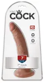 pipedream king cock 18 cm jasny model z przyssawką i teksturą