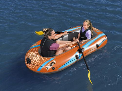 Ponton Dmuchany 2 Osobowy Kondor Elite 2000 + Pompka Wiosła Bestawy 61141 na Arena.pl