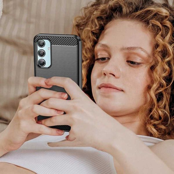 Spacecase Carbon Galaxy M35 5G Black zdjęcie 4