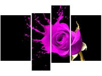 130CM 85 OBRAZ 4 ELEM PLUSK ŚCIENNY