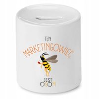 Dla Marketingowca Skarbonka Marketing Prezent Z Nadrukiem Ze Zdjęciem