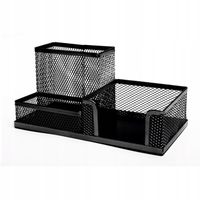 PRZYBORNIK BIURKOWY 3A CZARNY TRES 20,4x10,4x10cm