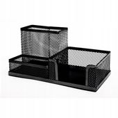 PRZYBORNIK BIURKOWY 3A CZARNY TRES 20,4x10,4x10cm