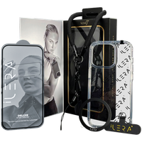 ilera go ice case with hand strap, 4- in-1  delux set case szkło