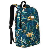 klasyczny, damski plecak z poliestru w roślinny wzór - rovicky