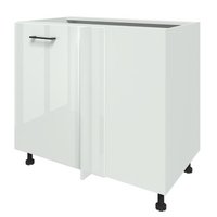 AMIGA KU-DN110 Szafka 110 cm dolna narożna fronty akryl biały połysk
