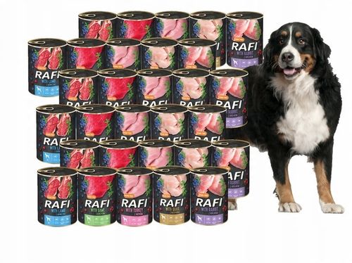 DOLINA NOTECI Rafi dla psa mix smaków 30x800g na Arena.pl