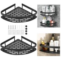 Półka Łazienkowa Narożna Wisząca Pod Prysznic Zestaw 2szt.