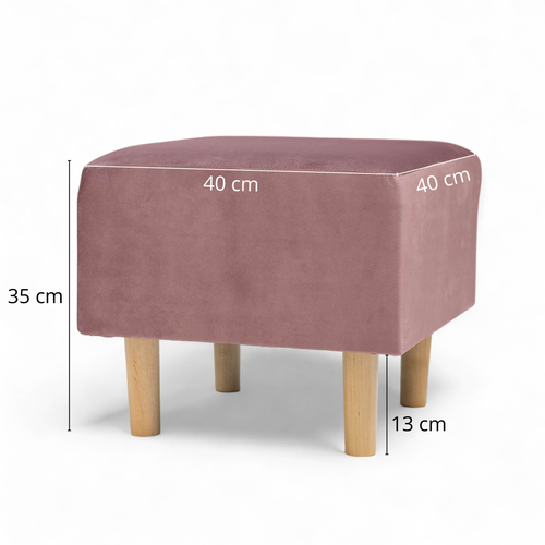 Różowy Podnóżek do fotela Pufa Stołek na Arena.pl