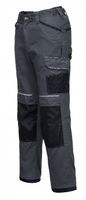 2 x PORTWEST SPODNIE OCHRONNE T601 SZARO-CZARNE ROZ 56