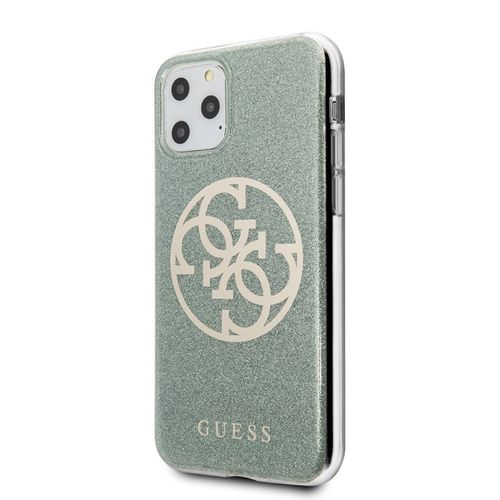 Guess Circle Glitter 4G - Etui iPhone 11 Pro (khaki) na Arena.pl