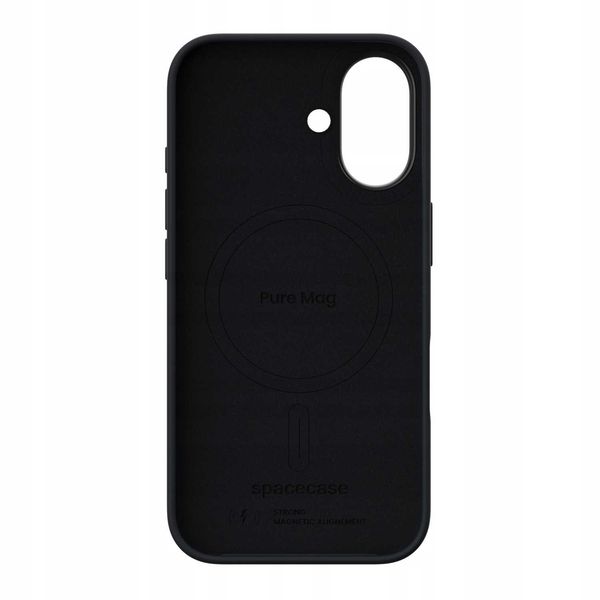 Spacecase Pure Mag Iphone 16 Black zdjęcie 7