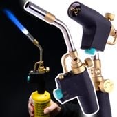 palnik gazowy mapp propan propylen do lutowania piezo dysza turbo 2800°c