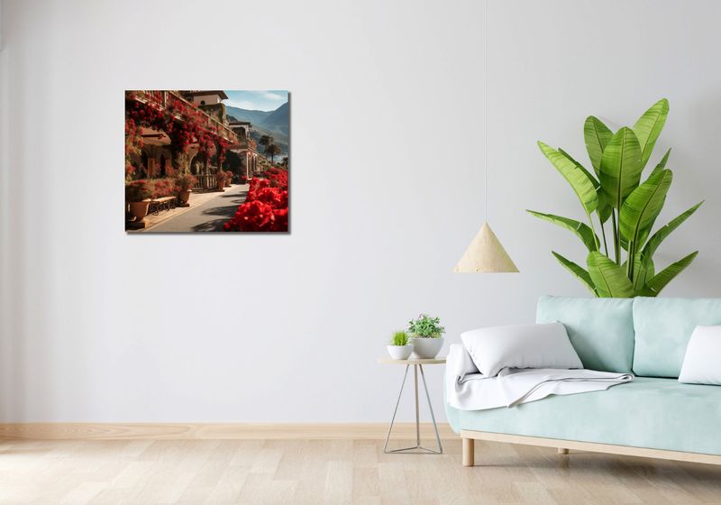 Obraz 70x60cm Czerwona Idylla zdjęcie 2