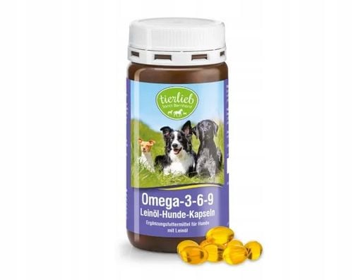 Tierlieb Omega 3-6-9 dla psów 180 kapsułek na Arena.pl