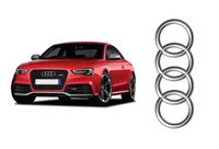 Wydruk cukrowy na tort A5 Audi logo DIY