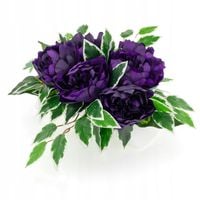 Stroik na GRÓB CMENTARZ SZTUCZNE KWIATY PIWONIE