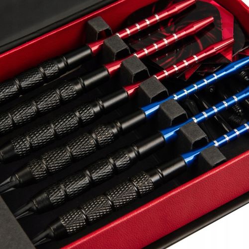 Matepro DUŻY ZESTAW DO GRY W DARTA 6x RZUTKI LOTKI DART SOFT TIPS + PORTFEL na Arena.pl