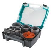 zestaw otwornic 33-83mm z nasypem z węglików spiekanych - l/wf3464000