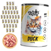 TufTuf mokra karma dla kota Kaczka puszka 36x400g Mielonka