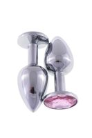 Ozdobny Korek Analny Z Różowym Kryształem Diamond Plug Pink