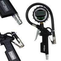 Cyfrowy lcd pistolet pompowania kół opon manometr 12 bar 1/4'' KD2122