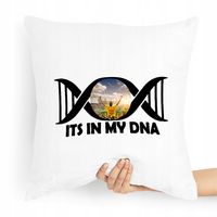 Prezent Poduszka Dla Kibica Its In My Dna Z Nadrukiem Ze Zdjęciem