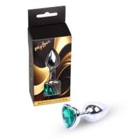 Mylove Toys - Jewellery Silver  Heart Plug- Green