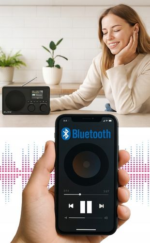 RADIO CYFROWE KUCHENNE RETRO BLUETOOTH LCD DAB+ FM AUX USB TFT 2,4 na Arena.pl