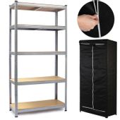 Regał metalowy magazynowy 180 x 90 x 40 cm Humberg HR-812 + pokrowiec GRATIS