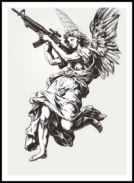 Plakat 64x90cm Anioł Wojny zdjęcie 3