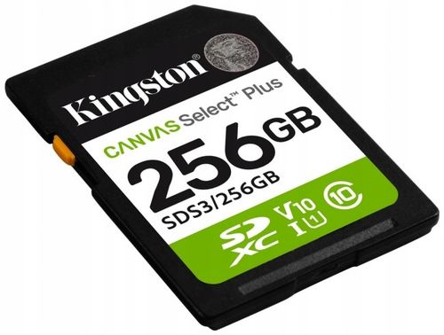 Karta SD Kingston 256GB SDXC Canvas Select Plus Gen3 na Arena.pl