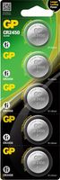 bateria guzikowa litowa 3v cr2450 - 5.0 szt - gp cr2450-u5