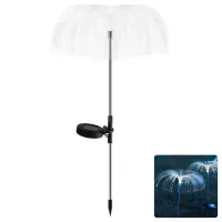 Meduza solarna fontanna zimnego światła lampa ogrodowa wbijana