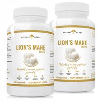 Lions Mane 500mg Soplówka jeżowata STRES 2x60kap
