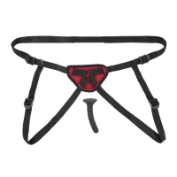 sportsheets saffron zestaw uprzęży z silikonowym wkładem 12,7 cm czarny