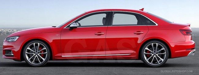 Audi A4 - Listwy CHROM na drzwi boczne dekoracyjne chromowane zdjęcie 1