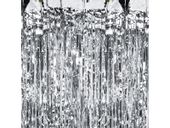Kurtyna imprezowa, srebrna, 100 cm x 250 cm