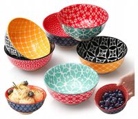 Salaterki Zestaw 6 Sztuk 300Ml Na Sałatki Miseczki Zupy Owoce Porcelanowe